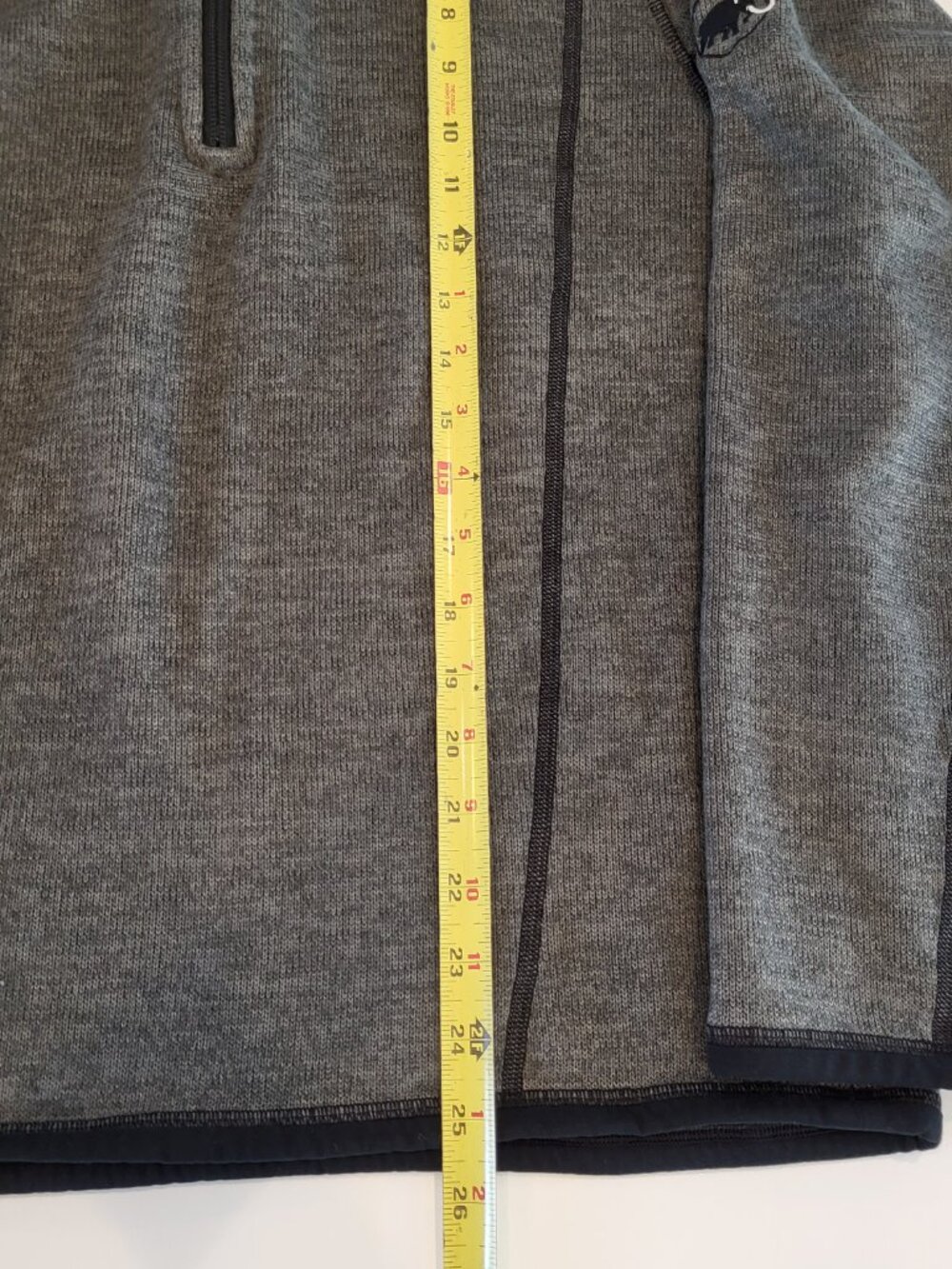 Mammut Men's Gray Quarter Zip Fleece Pullover Size M - Picture 7 of 11